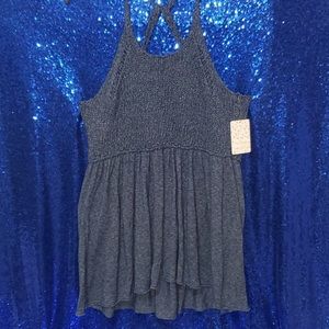 Free People Sweater Tunic Style Tank